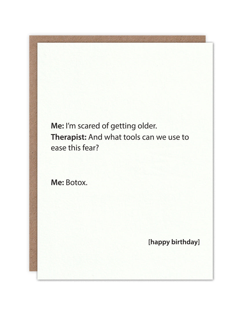 Birthday botox