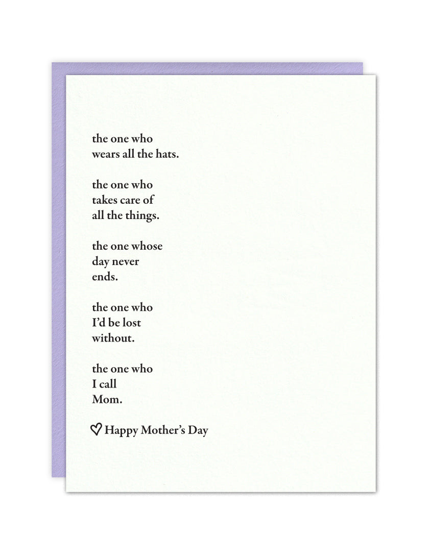 The one who - Mother's Day