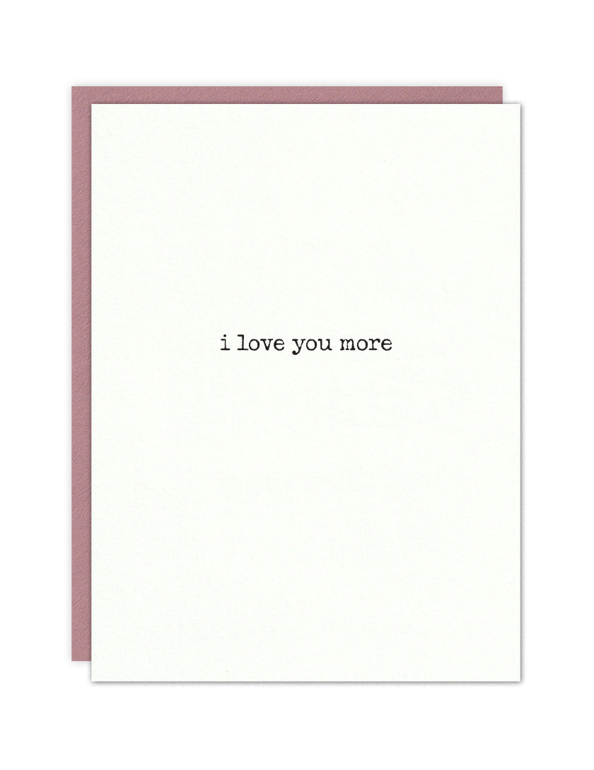 i love you more