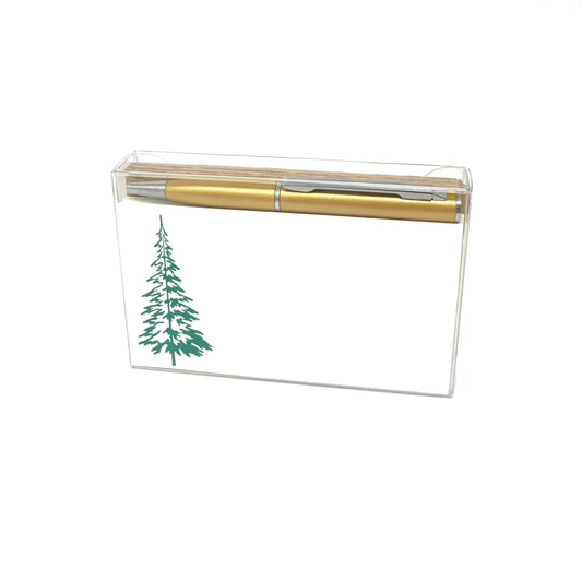 Festive Fir Pocket Notes - Box of 10