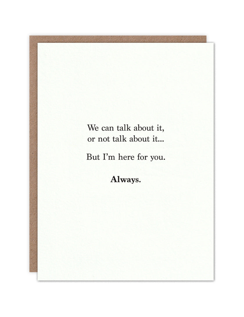 Here for you