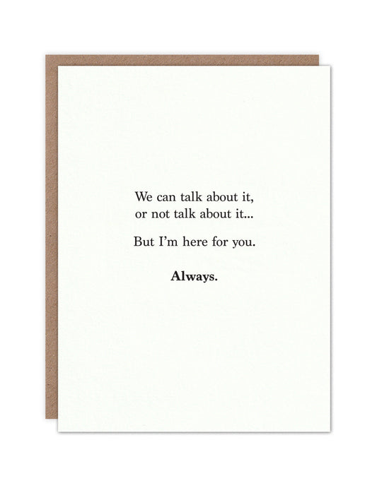 Here for you