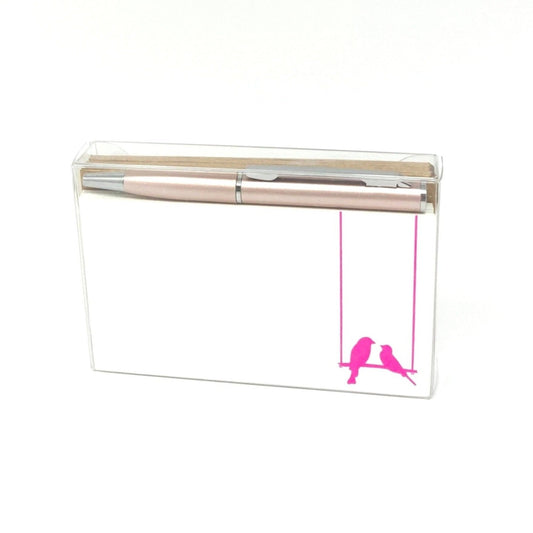 Lovebirds Pocket Notes - Box of 10