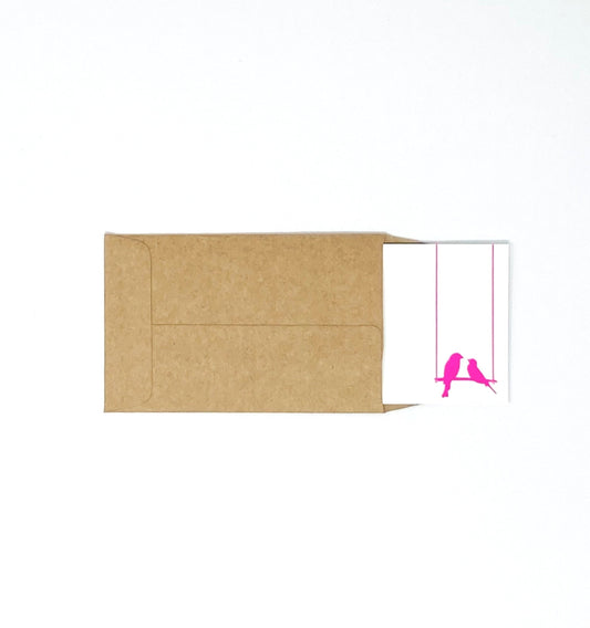 Lovebirds Pocket Notes - Box of 10