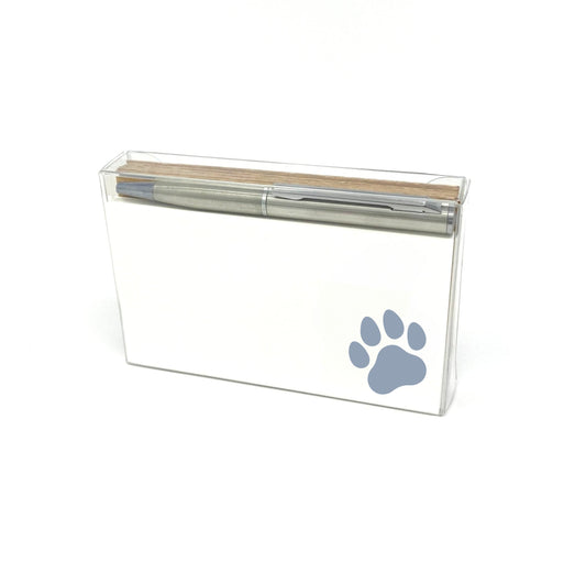 Paw Print Pocket Notes - Box of 10