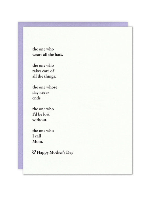 The one who - Mother's Day