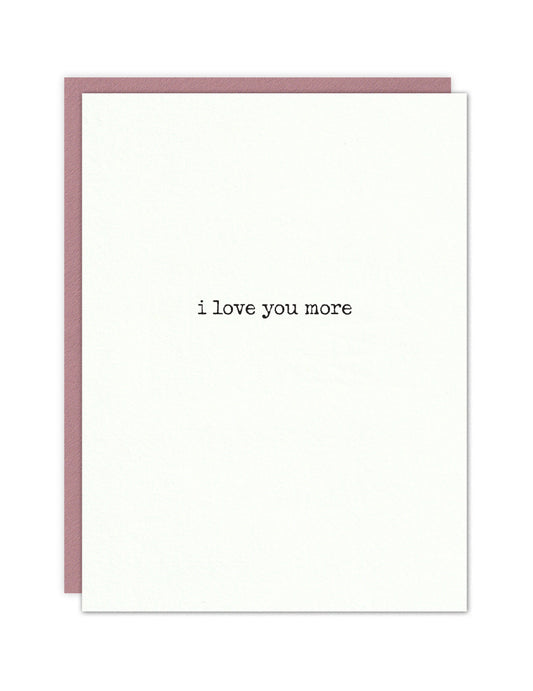 i love you more