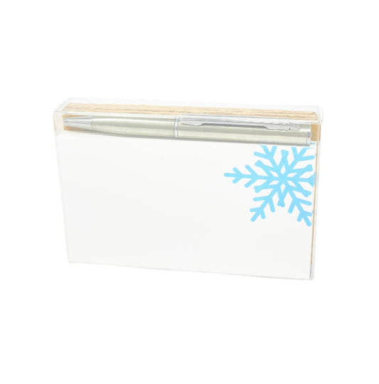 Snowflake Pocket Notes - Box of 10